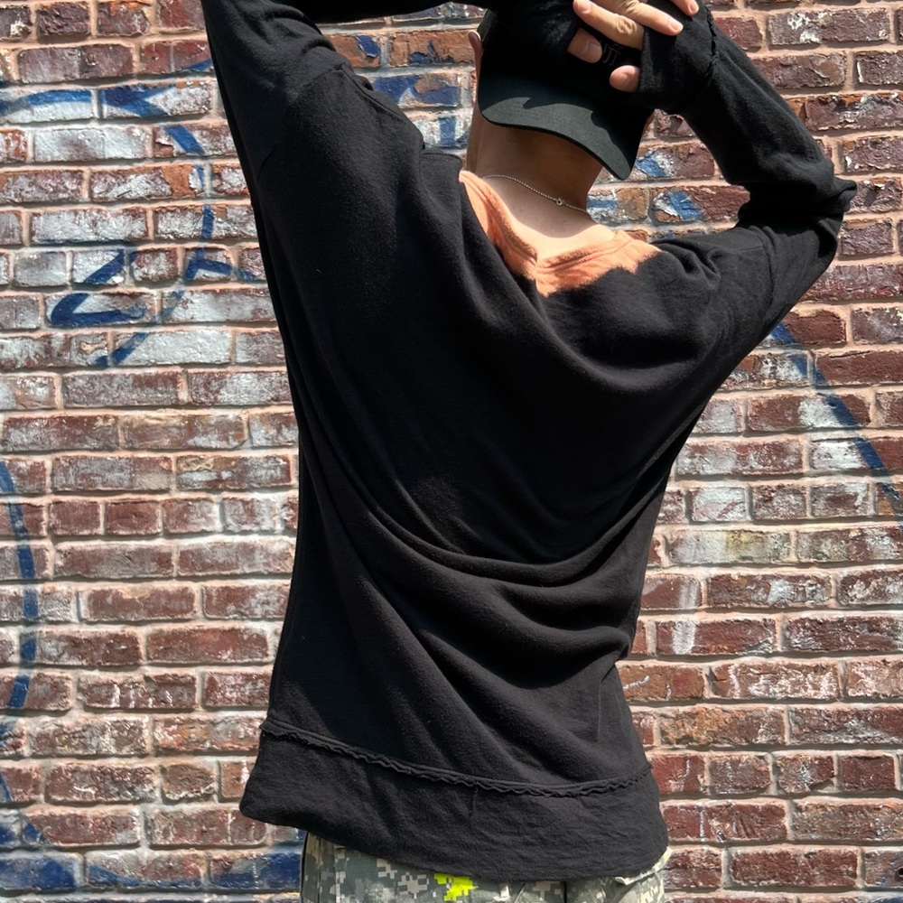 BOTTEGA VENETA Black Tie Dye Long Sleeve